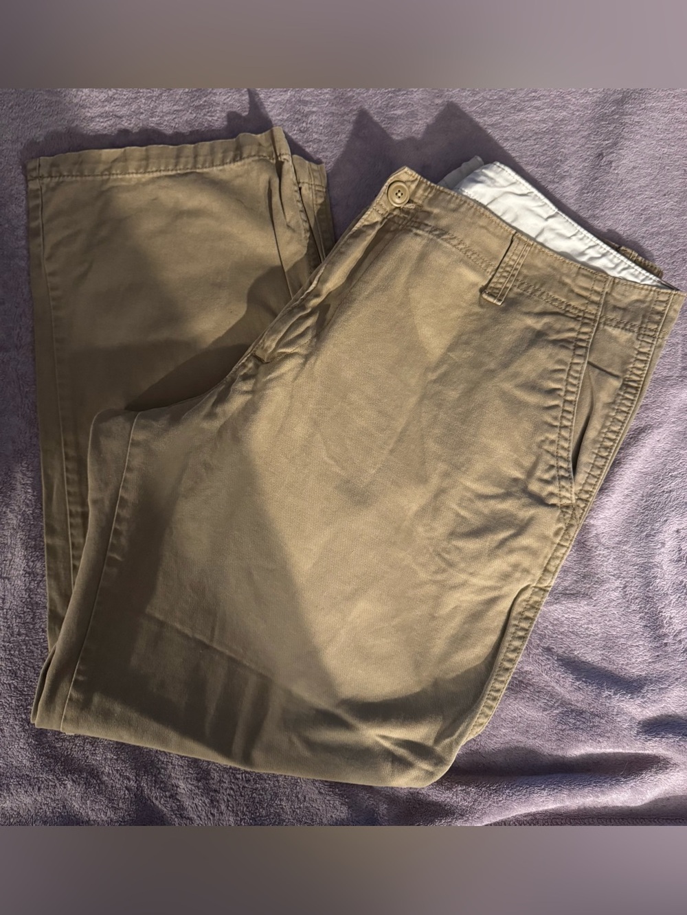 Old Navy Broke in Khakis Tan Pants